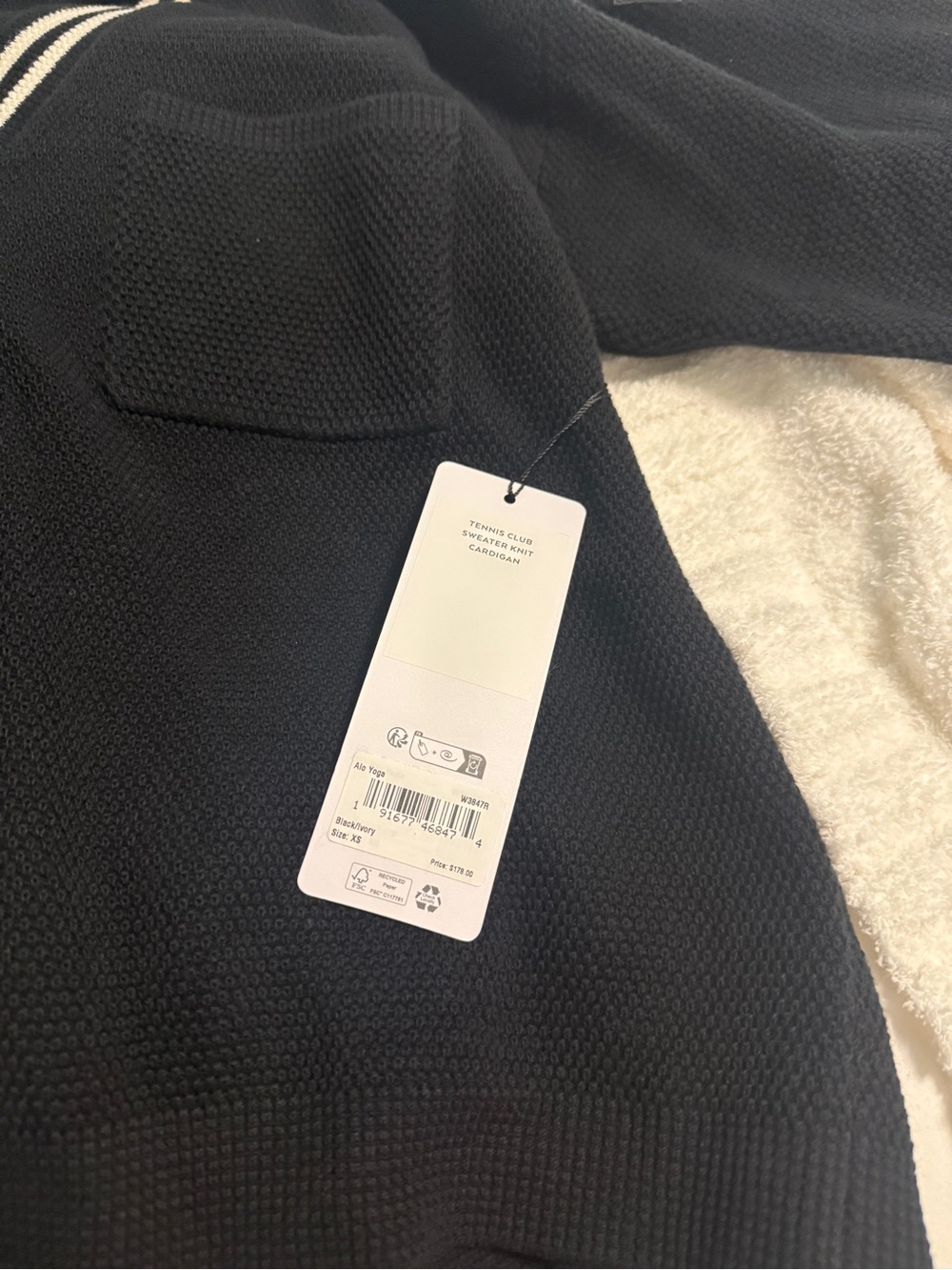 Alo Tennis Club Sweater Knit Cardigan - Picture 2 of 3